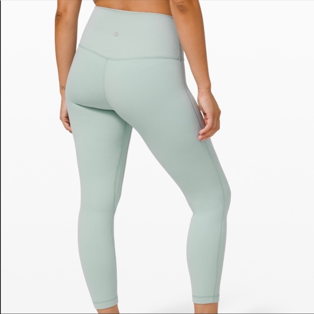 Lululemon align leggings in hazy jade